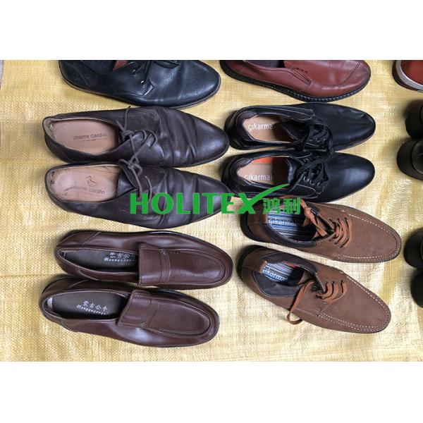 Clean Used Leather Shoes , Second Hand Mixed Men Shoes For All Seasons