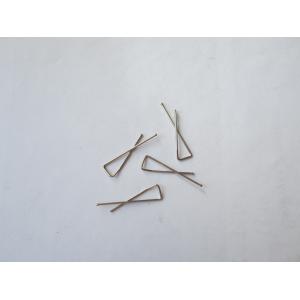 Brass X shaped clip for t-shirt