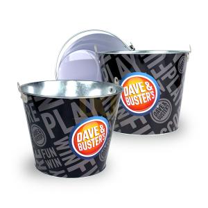 DADI 170 Oz 5L 10L Engraved Metal Ice Bucket Reusable Round Personalized Wine