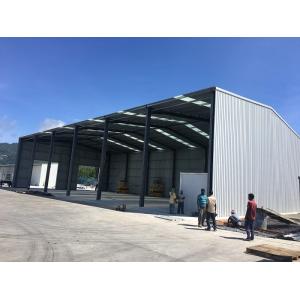 Q235 / Q345 Steel Prefabricated Homes , Class One Quick Build Warehouse