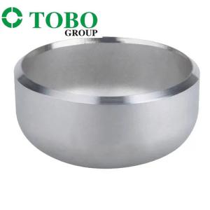 carbon steel weld cap hemispherical customized size sch40 steel pipe alloy steel