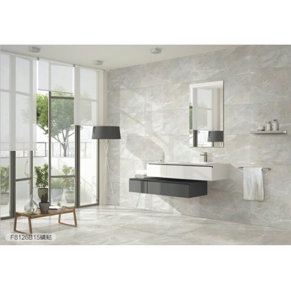 Modern Marble Look Ceramic Floor Tile / Polished Porcelain Floor Tile