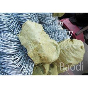 Hot Dip Galvanized Chain Link Mesh Fence 1m - 50m Roll Length High Strength