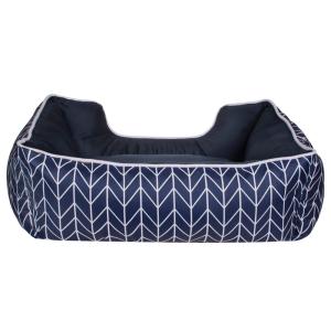 Linen Polyester Luxury Cat Dog Pet Bed Pet Bed Cushion Blue
