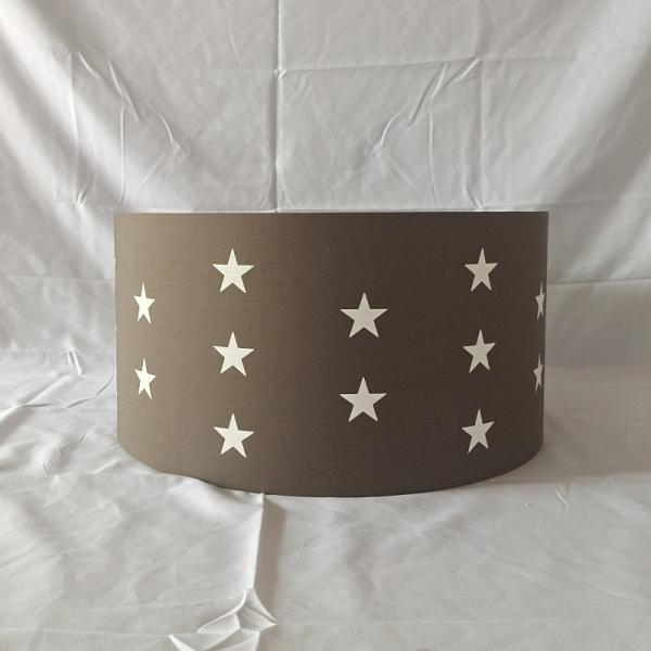 Buy TC Chocolate Star Print Lampshade Lightweight Easy Fit Pendant at wholesale prices