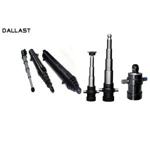 Single Acting Telescopic Hydraulic Cylinder for Side Dumper , Electric