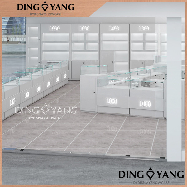 OEM 1200X400X2400MM Jewelry Store Display Cases