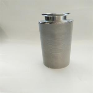 Pleated Sintered Wire Mesh Filter , 40 Micron Filter Mesh Customized 3-200um
