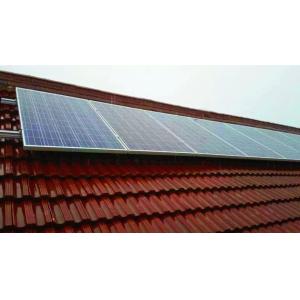 Flat Residence Tile Roof Solar Mounting System 88m/S Adjustable Panel Household