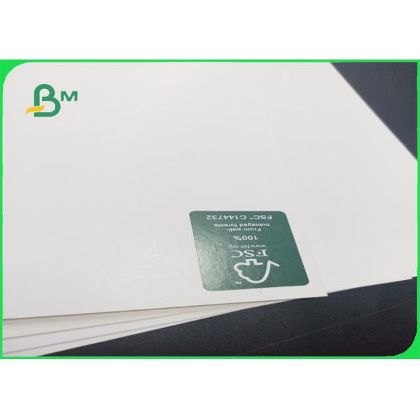210 - 365 GSM One Side Coated Glossy FFB Board With Wood Pulp For Printing