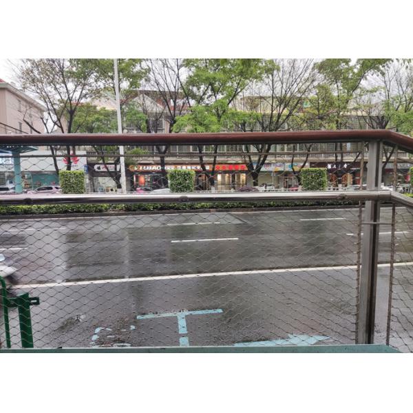 Buy 2.0mm Flexible Architectural Wire Mesh Balcony And Stair Protection at wholesale prices