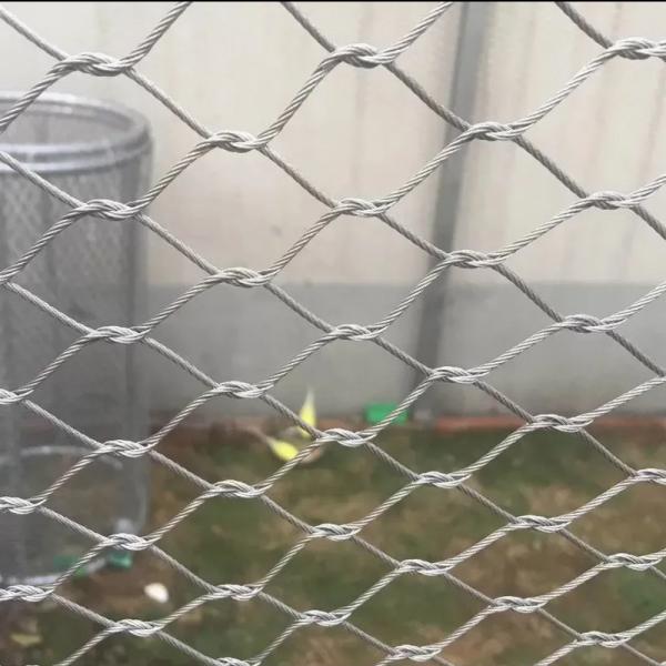 Buy 316 Hand Woven Flexible Stainless Steel Zoo Cable Mesh at wholesale prices