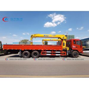 Dongfeng Cummins XCMG 12 Ton Telescopic Crane Truck With Tipping Box