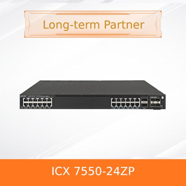Buy RUCKUS ICX 7550-24ZP Switch High-Density Multigigabit PoE++ with 100G Uplinks at wholesale prices