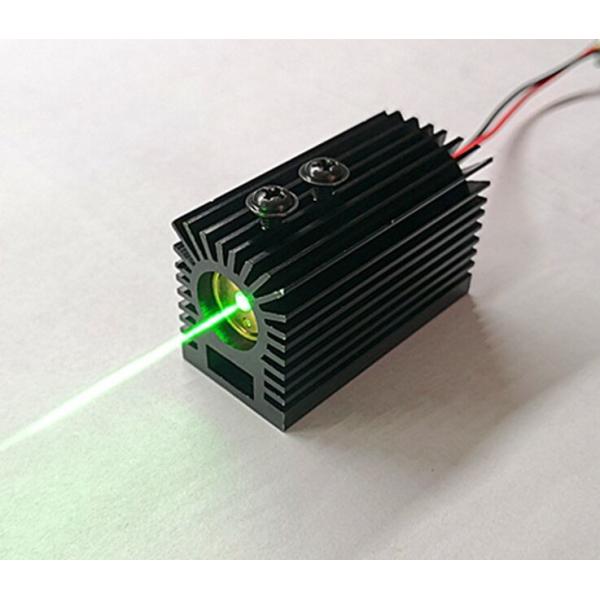 Industrial Grade DC 3-5V 532nm 30mw Green Dot Laser Module With HeatsinkFor