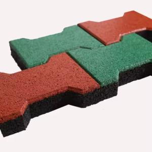 Commercial Playground Rubber Tiles Flooring and Dog Bone Pavers