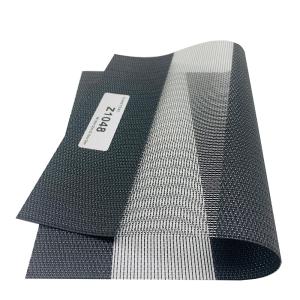 100% Polyester Semi Blackout Oem Factory Day And Night Zebra Roller Blinds