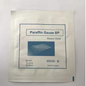 Medical Disposable Sterile Paraffin Gauze Burn Dressing Pad Paraffin Gauze
