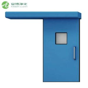 Automatic Sliding Hospital Patient Room Door with Antimicrobial Coating