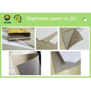 Glossy Surface Cigarette Boxes Cardboard , Coated Duplex Board With Grey Back