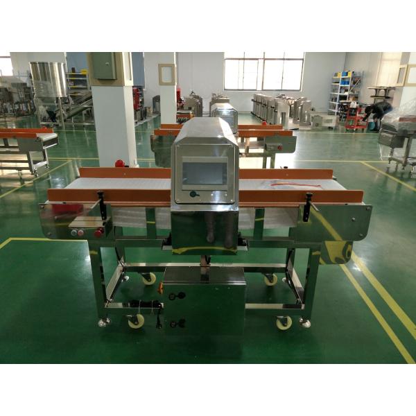 New metal detector (touch screen, support USB,plastic chain belt) for food