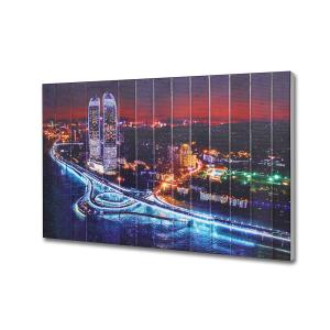 30x19inch Ribbon Landmark Architectural Paintings