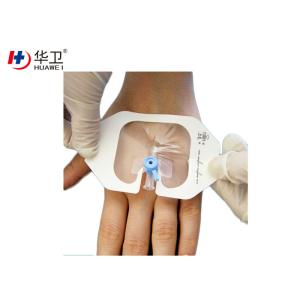 Transparent wound waterproof WPU IV cannula fixation dressing