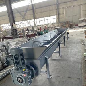 U Type Horizontal Sludge Shaftless Screw Auger Conveyor with Customized OEM