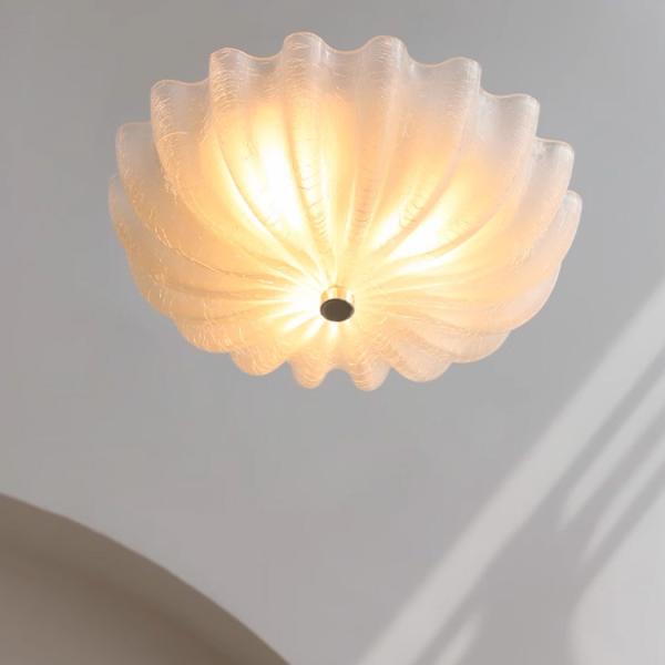 JYLIGJHTING Middle Ancient Style Bedroom Ceiling Lamp French Entry Luxury Bauhaus Glass Design Corridor Children'S Room LED Ceiling Light