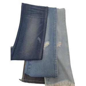 High quality No elastic Cotton Polyester Rayon DARK INDIGO Denim fabric JSD3337