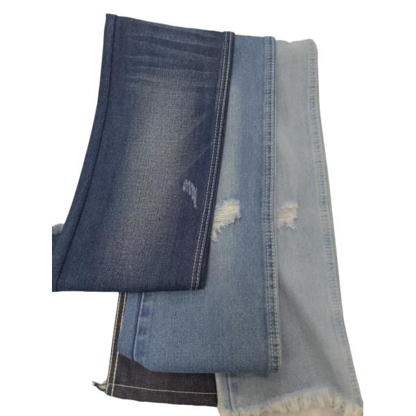 High quality No elastic Cotton Polyester Rayon DARK INDIGO Denim fabric JSD3337-1 for fashion jeans