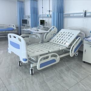 Three-function electric nursing bed (Ordinary casters)