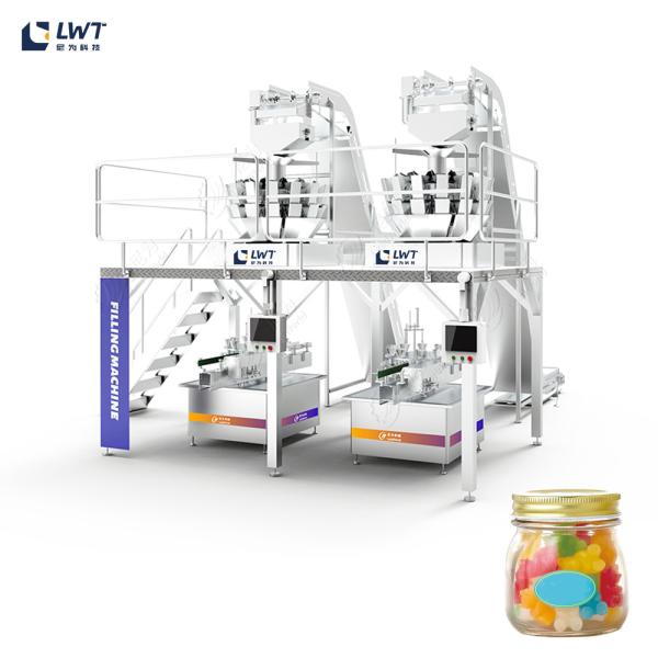 Buy Automatic Gummy Bears Weighing Dosing Candy Multi Head Weigher Filling Machine at wholesale prices