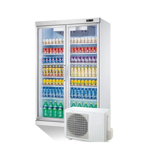 Buy Commercial Muilt - Door Split Style Drink Display Refrigerator at wholesale prices