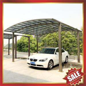 Quality high quality beautiful modern garden park sunshade parking car shed shelter polycarbonate carport sunvisor shield cover for sale