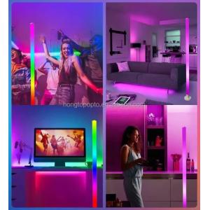 18 PCS/CTN RGB Floor Lamp Color Changing Mood Lighting Music Sync LED Bar Corner
