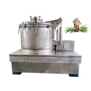 Quality GMP Grade Batch Type Centriufge Cannabis Hemp Oil Extraction Machine for sale