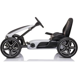 Licensed Kids Go Kart Toy Car for Children Battery Powered 4 Wheels Non-Electric