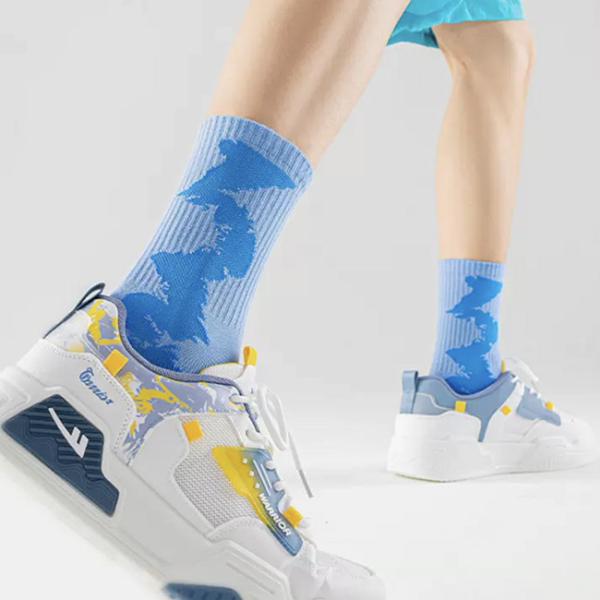 Unisex Colorful Breathable Custom Men Socks Anti Bacterial Cotton Crew Socks