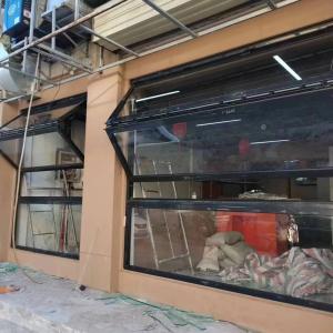 Direct Fruit Picking Folding Window Allowing Harvest from Indoor Seating