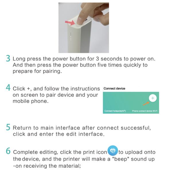 Quick Drying Ink Portable Semi-automatic Mini Inkjet Printpen for Industrial Printing