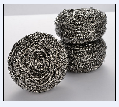 Stainless Steel Scourer for BBQ Grill Cleaning Scourer / Strong Cleaning Power , No Debris