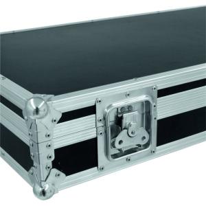 Square Portable Aluminum Tool Cases / Black Handle Equipment Case