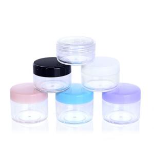 China Eco Friendly 10g 15g 38.8mm PS Cosmetic Cream Jar on sale