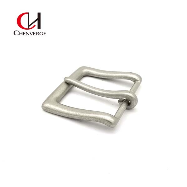 Erosion Resistant Pin Belt Buckles 40mm Antirust Silver Square