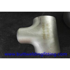 Nickel Alloy ASTM B163 NO8020 Equal Tee Butt Weld Pipe Fittings
