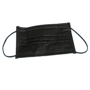 China Light Weight Waterproof Black Medical Mask Black Disposable Face Mask on sale
