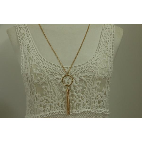 Buy OEM Metal Handbag Chains , Cadmiumless Silver Gold Necklace Chain at wholesale prices