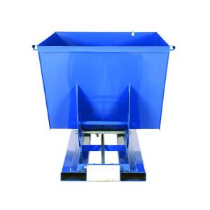 Highly Efficient Steel Metal Self Tipping Bin Automatic Dumping Trash Can