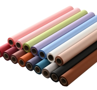 High end dyeing paper, solid color, waterproof, durable, and thick flower packaging paper